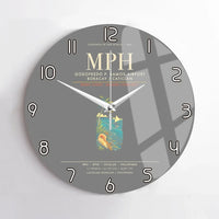 Thumbnail for Godofredo P. Ramos Airport Boracay Caticlan MPH Wall-Clock No-Frame - Gray