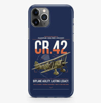 Thumbnail for Fiat CR.42 Falco design on navy blue magsafe iphone case, for iPhone Pro Max