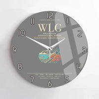 Thumbnail for Wellington International Airport WLG Wall-Clock No-Frame - Gray