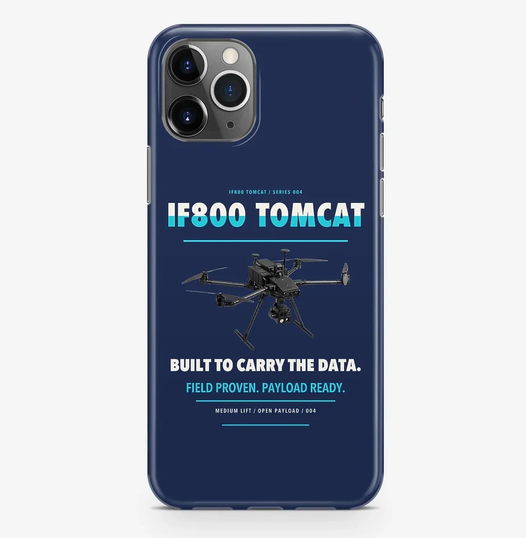 Inspired Flight IF800 Tomcat Case ProMax design on navy blue iphone case promax