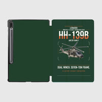 Thumbnail for Leonardo HH-139B design on dark green samsung tablet tablet case