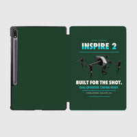 Thumbnail for DJI Inspire 2 design on dark green samsung tablet tablet case