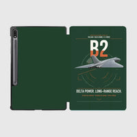 Thumbnail for Avro Vulcan B2 design on dark green samsung tablet tablet case