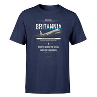 Thumbnail for Bristol Britannia 312 design on navy blue single side