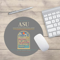 Thumbnail for Silvio Pettirossi International Airport ASU Mouse-Pad Round - Gray