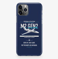 Thumbnail for Cessna Citation M2 Gen2 design on navy blue magsafe iphone case, for iPhone Pro Max