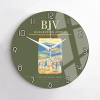 Thumbnail for Milas-Bodrum Airport BJV Wall-Clock No-Frame - Green Army