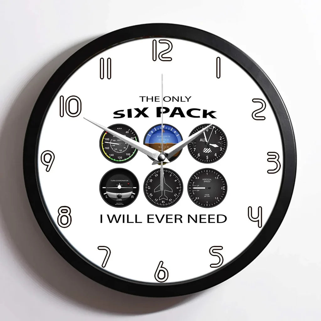 Only Six Pack I Will Wall Clock - view 9