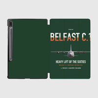 Thumbnail for Short Belfast C.1 design on dark green samsung tablet tablet case