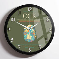 Thumbnail for Jakarta Soekarno-Hatta International Airport CGK Wall-Clock Framed - Green Army
