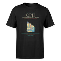 Thumbnail for Copenhagen Airport (CPH) Premium T-Shirt Black