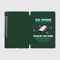 Thumbnail for DJI Spark design on dark green samsung tablet tablet case