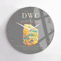 Thumbnail for Al Maktoum International Airport DWC Wall-Clock No-Frame - Gray