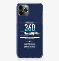 Thumbnail for Beechcraft King Air 360 design on navy blue magsafe iphone case, for iPhone Pro Max