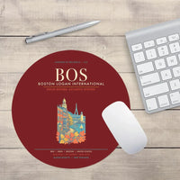 Thumbnail for Boston Logan International Airport BOS - Dark Red