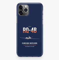 Thumbnail for RQ-4B Global Hawk design on navy blue magsafe iphone case, for iPhone Pro Max