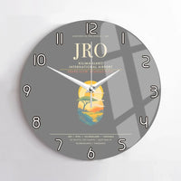 Thumbnail for Kilimanjaro International Airport JRO Wall-Clock No-Frame - Gray