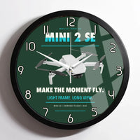 Thumbnail for DJI Mini 2 SE design on dark green framed wall clock