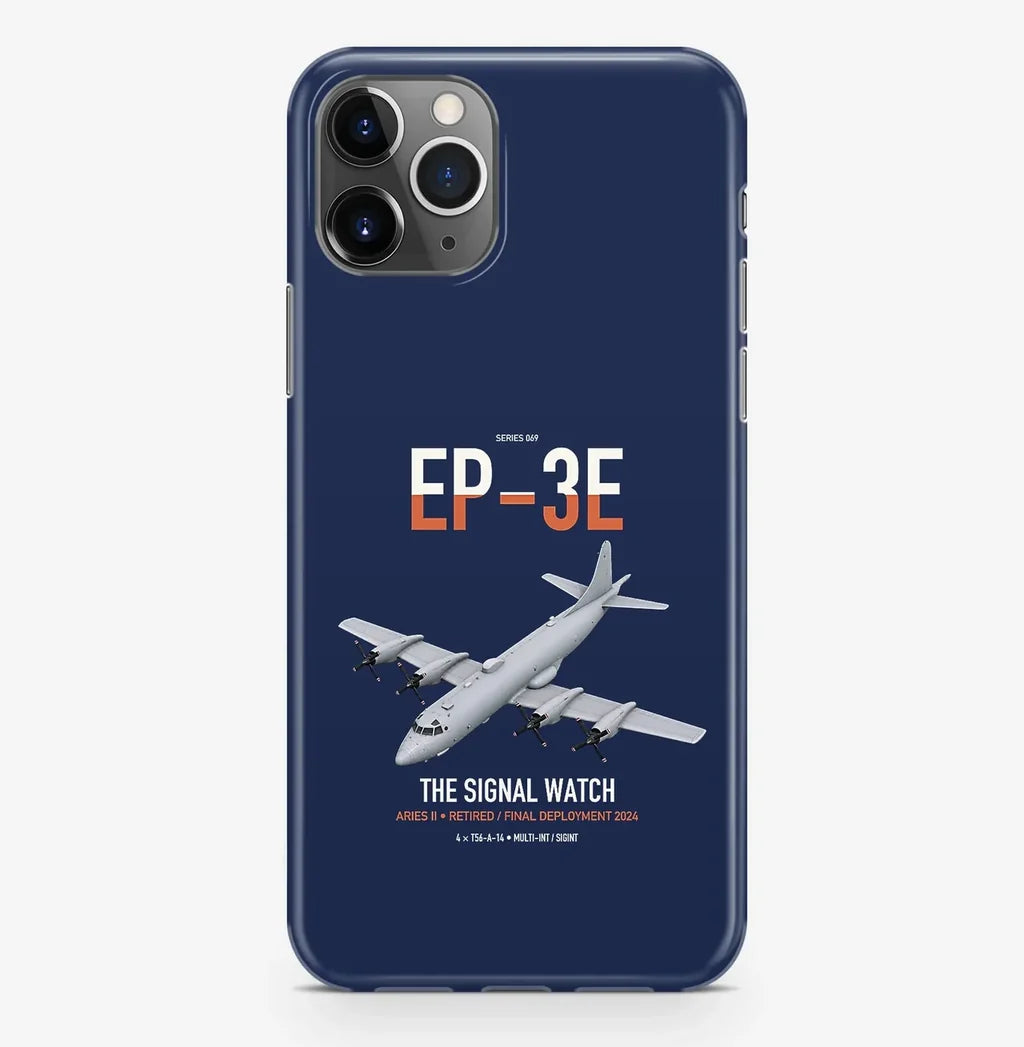 EP-3E ARIES II design on navy blue magsafe iphone case, for iPhone Pro Max