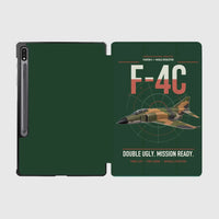 Thumbnail for F-4C Phantom II design on dark green samsung tablet tablet case