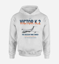 Thumbnail for Handley Page Victor K.2 design on white double-side hoodie, single-side print