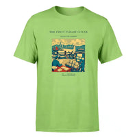 Thumbnail for VINTAGE G4107 - The First Flight Cover - Premium T-Shirt design on lightgreen premium t shirt