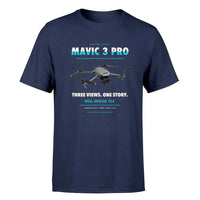 Thumbnail for DJI Mavic 3 Pro design on navy blue single side