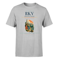 Thumbnail for Reykjavík Airport (RKV) T-Shirt single-side front print in Light Gray | reykjavík-airport-rkv-double-side-t-shirt