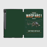Thumbnail for Westland Wasp HAS1 design on dark green samsung tablet tablet case