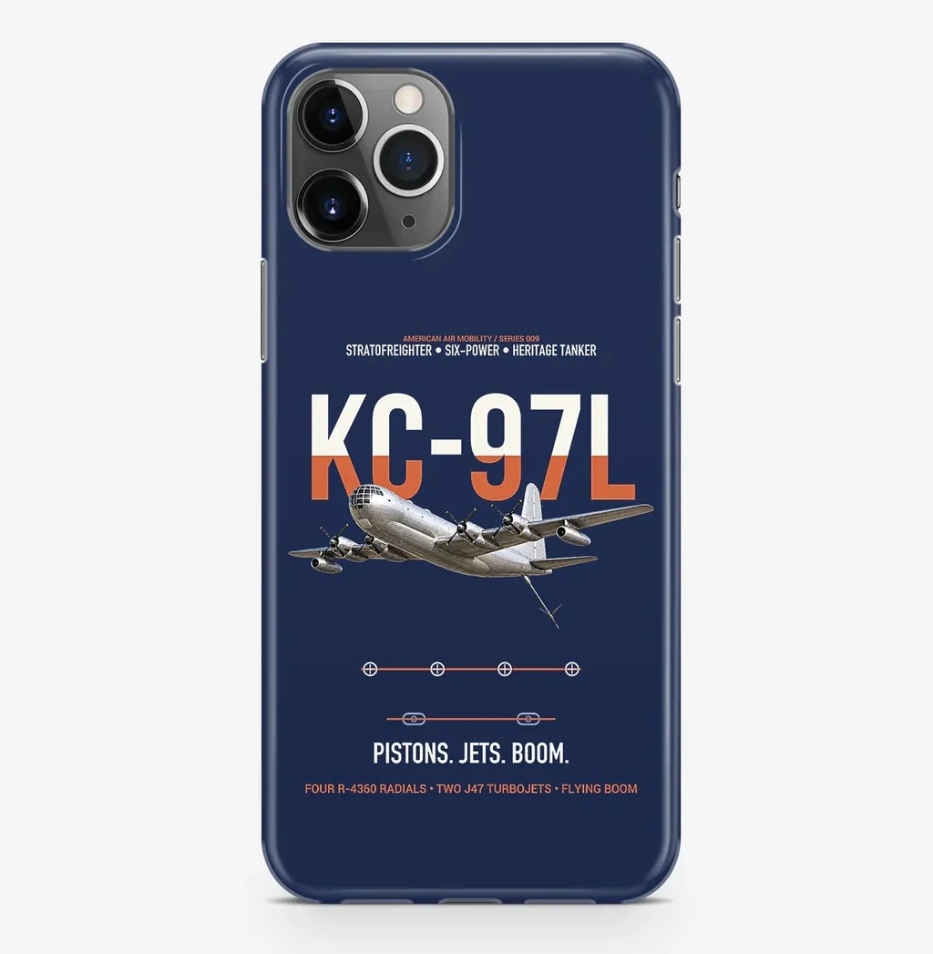 KC-97L STRATOFREIGHTER design on navy blue magsafe iphone case, for iPhone Pro Max