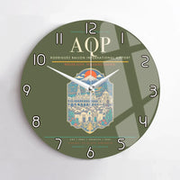Thumbnail for Rodriguez Ballon International Airport AQP Wall-Clock No-Frame - Green Army
