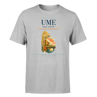 Thumbnail for Umeå Airport (UME) T-Shirt single-side front print in Light Gray | umeå-airport-ume-double-side-t-shirt
