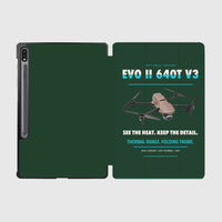 Thumbnail for Autel EVO II Dual 640T V3 design on dark green samsung tablet tablet case
