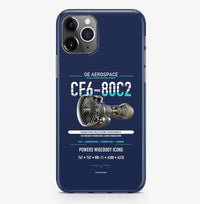 Thumbnail for CF6-80C2 Case ProMax design on navy blue iphone case promax