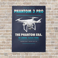 Thumbnail for DJI Phantom 3 Professional vertical canvas print - no frame - navy blue background