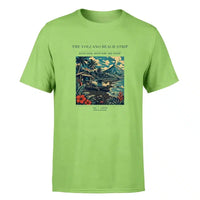 Thumbnail for VINTAGE G4405 - The Volcano Beach Strip - Premium T-Shirt design on lightgreen premium t shirt