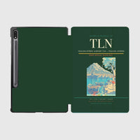 Thumbnail for Toulon-Hyères Airport (TLN) design on dark green samsung tablet tablet case