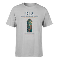 Thumbnail for Douala International Airport (DLA) T-Shirt single-side front print in Light Gray | douala-international-airport-dla-double-side-t-shirt