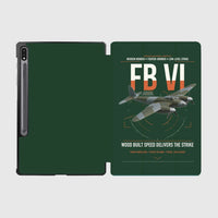 Thumbnail for de Havilland Mosquito FB VI design on dark green samsung tablet tablet case