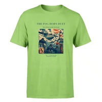 Thumbnail for VINTAGE G4437 - The Fog Horn Duet - Premium T-Shirt design on lightgreen premium t shirt