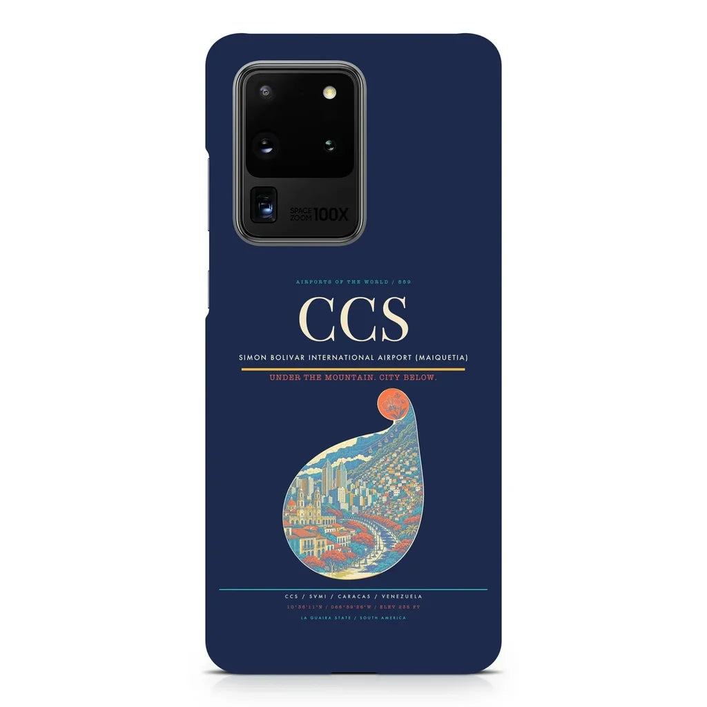 Simon Bolivar International Airport (Maiquetia) CCS Samsung Case - Navy Blue