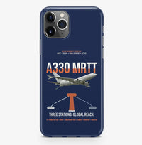 Thumbnail for Airbus A330 MRTT design on navy blue magsafe iphone case, for iPhone Pro Max