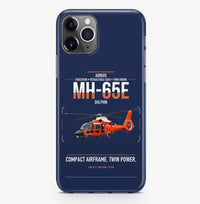 Thumbnail for Airbus MH-65E Dolphin design on navy blue magsafe iphone case, for iPhone Pro Max