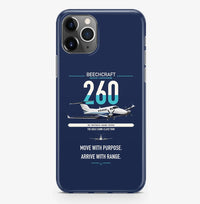 Thumbnail for Beechcraft King Air 260 design on navy blue magsafe iphone case, for iPhone Pro Max