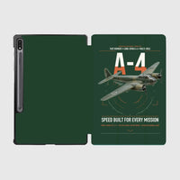Thumbnail for Junkers Ju 88A-4 design on dark green samsung tablet tablet case