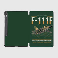 Thumbnail for F-111F Aardvark design on dark green samsung tablet tablet case