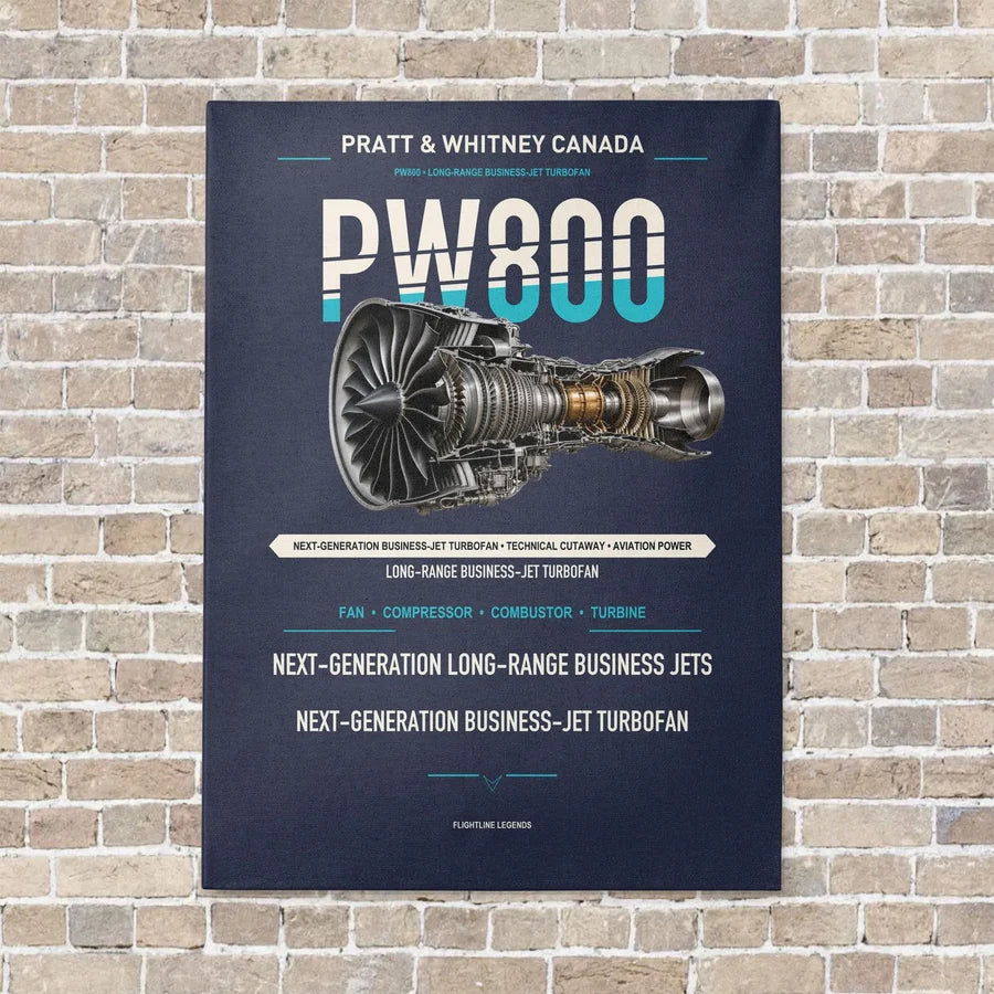 PW800 vertical canvas print - no frame - navy blue background