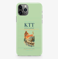 Thumbnail for Kittilä Airport (KTT) design on light green iPhone 16 Pro MagSafe case