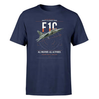 Thumbnail for Dassault Mirage F1C design on navy blue t-shirt, single-side print