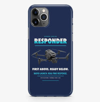 Thumbnail for BRINC Responder Case ProMax design on navy blue iphone case promax